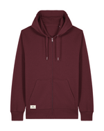 Charger l'image dans la galerie, Gilet à Capuche Zippé Pourville Burgundy
