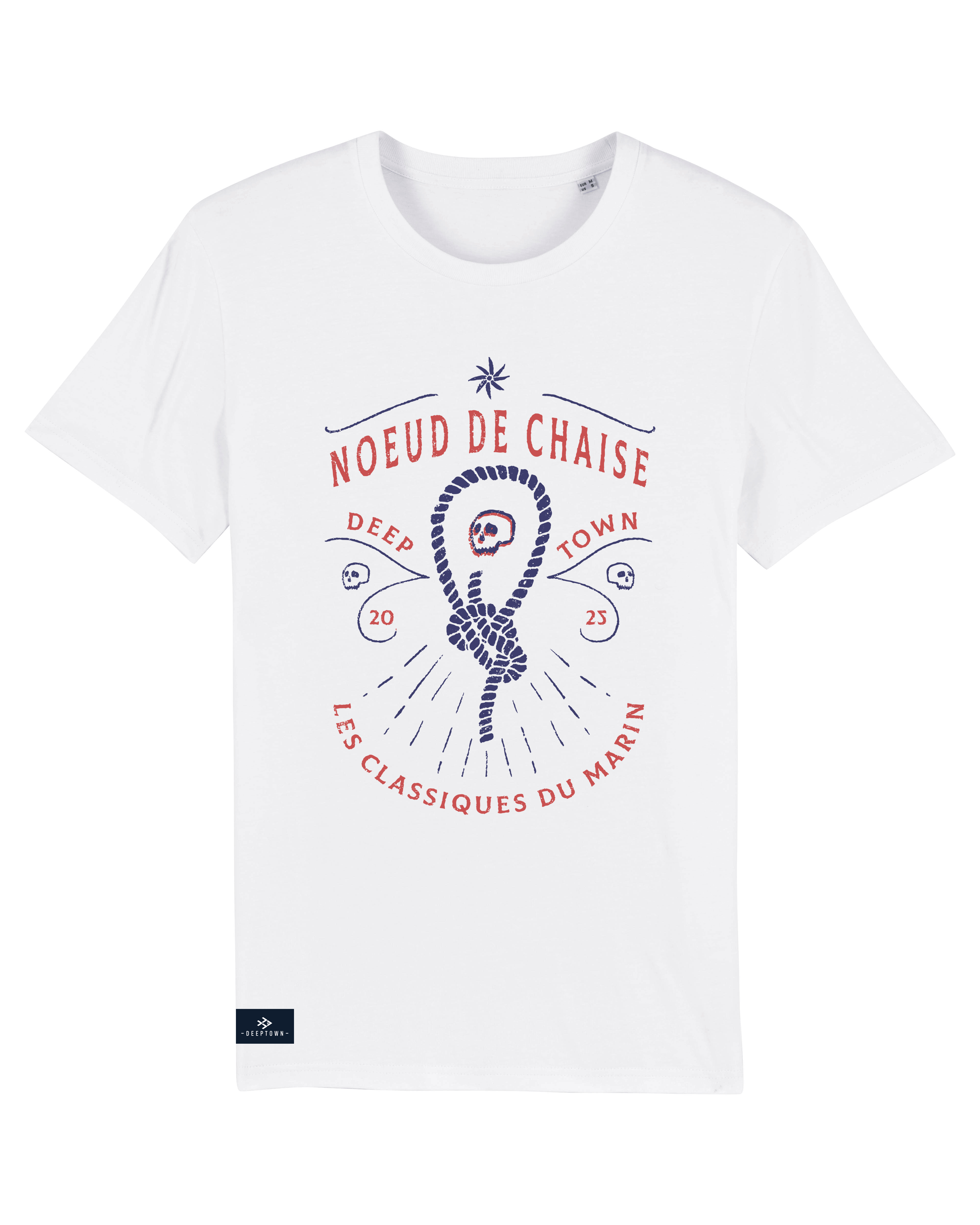 T-Shirt Nœud de Chaise Blanc
