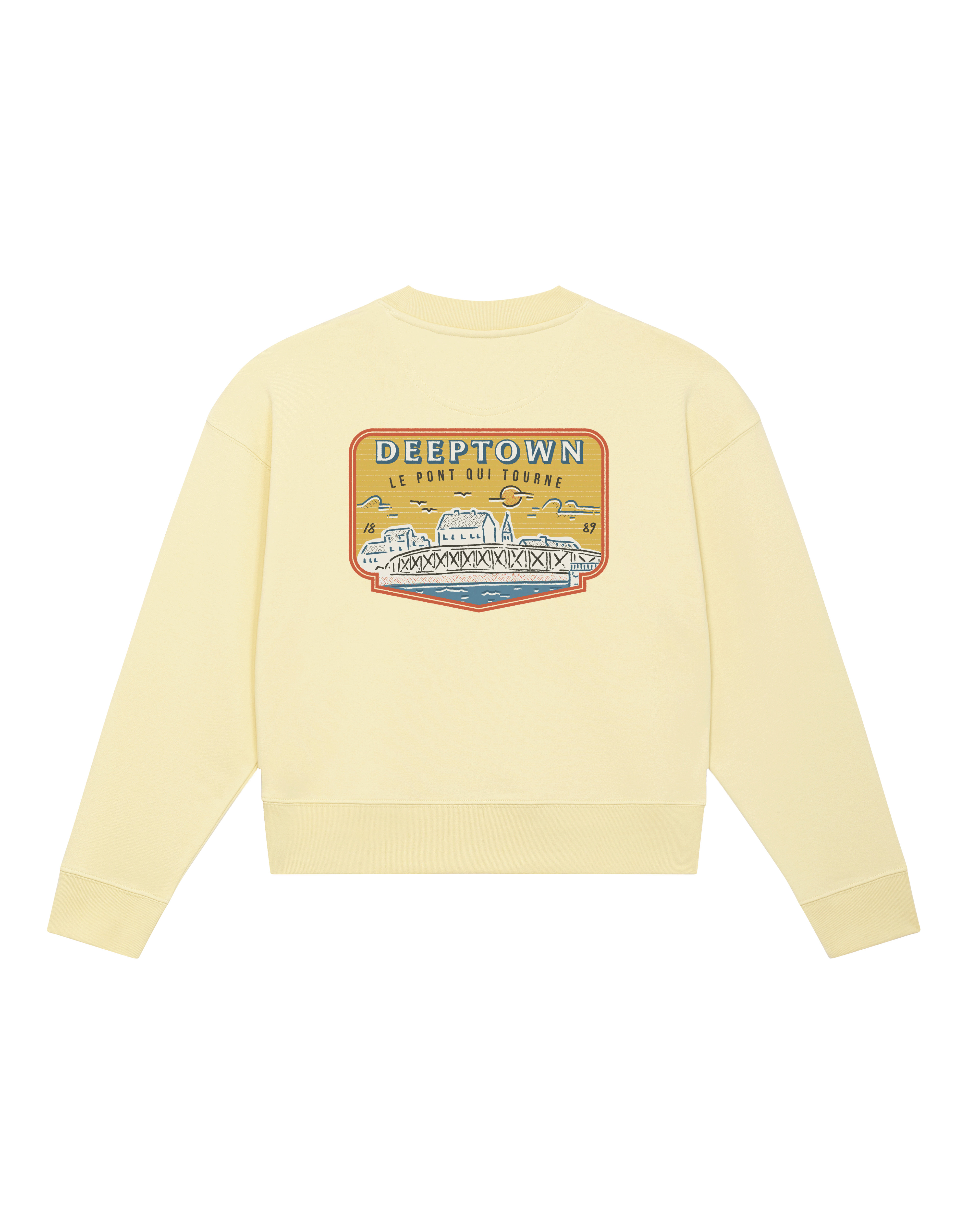 Pull Femme Le Pont Qui Tourne Jaune