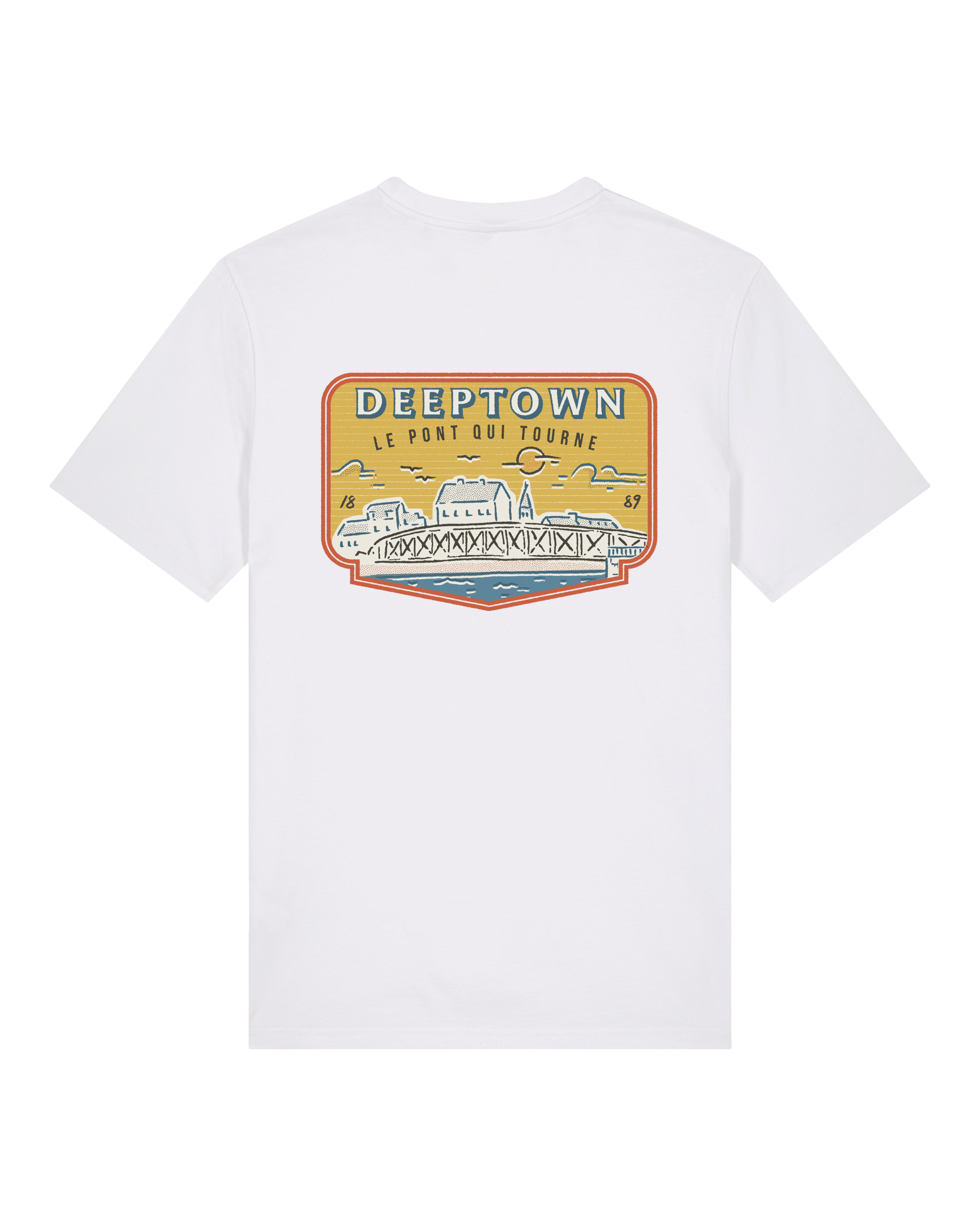 T-Shirt Le Pont Qui Tourne Blanc