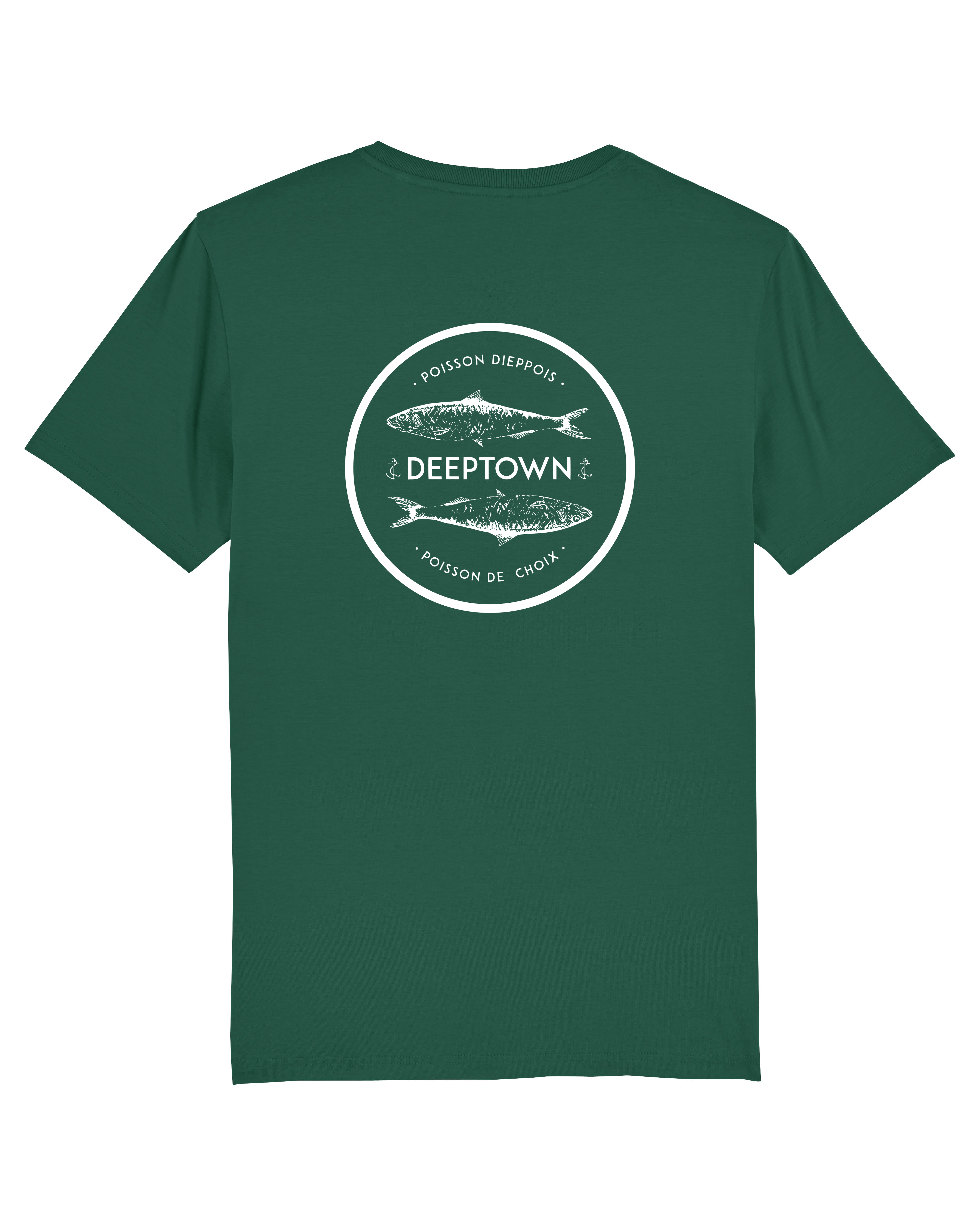 T-Shirt Poisson Dieppois Vert Bouteille