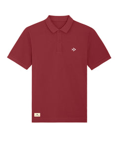 Polo Deeptown Manches Courtes Rouge Terre