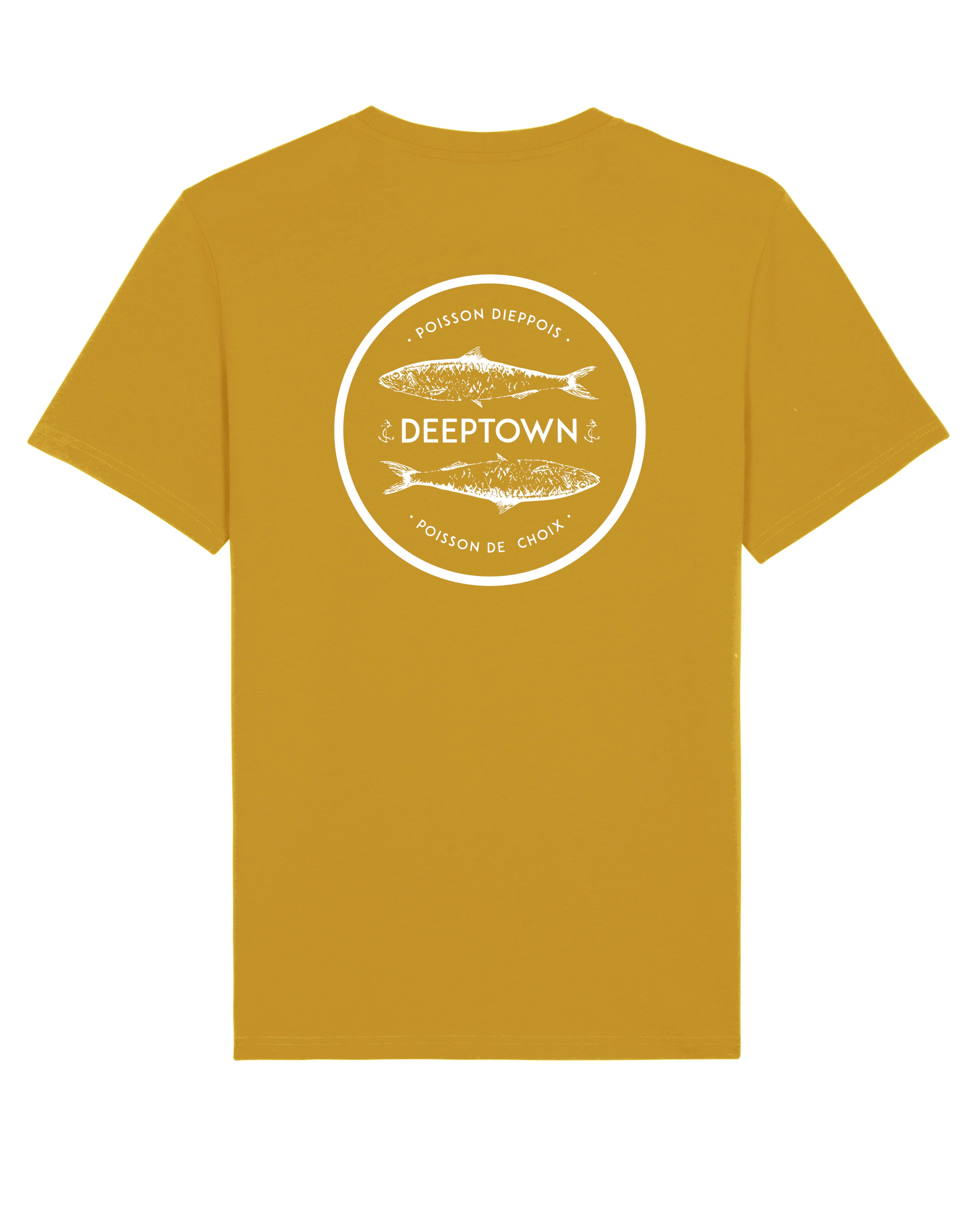 T-Shirt Poisson Dieppois Ocre