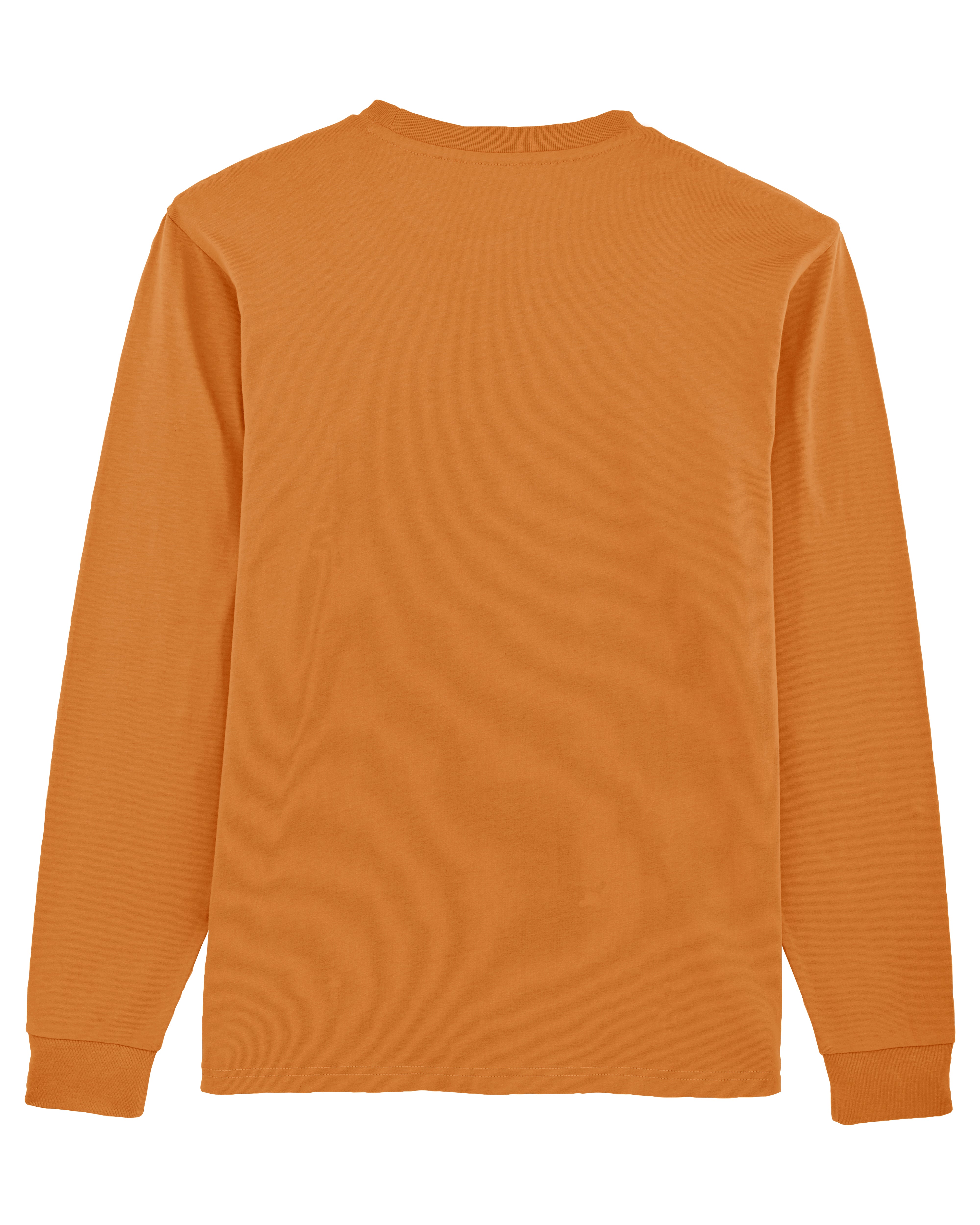 Tee-Shirt Manches Longues Au Rythme des Marées Orange Crépuscule